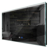 Specchio LED Rettangolare | Pulsanti touch | Funzione anti-appannamento | Luce bianca fredda - Reyze Serie Edge Modello 5